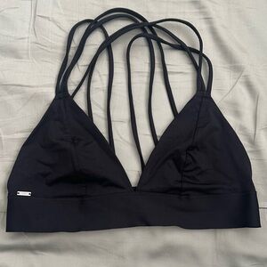 PINK Victoria's Secret Black Multi-Strap Bralette